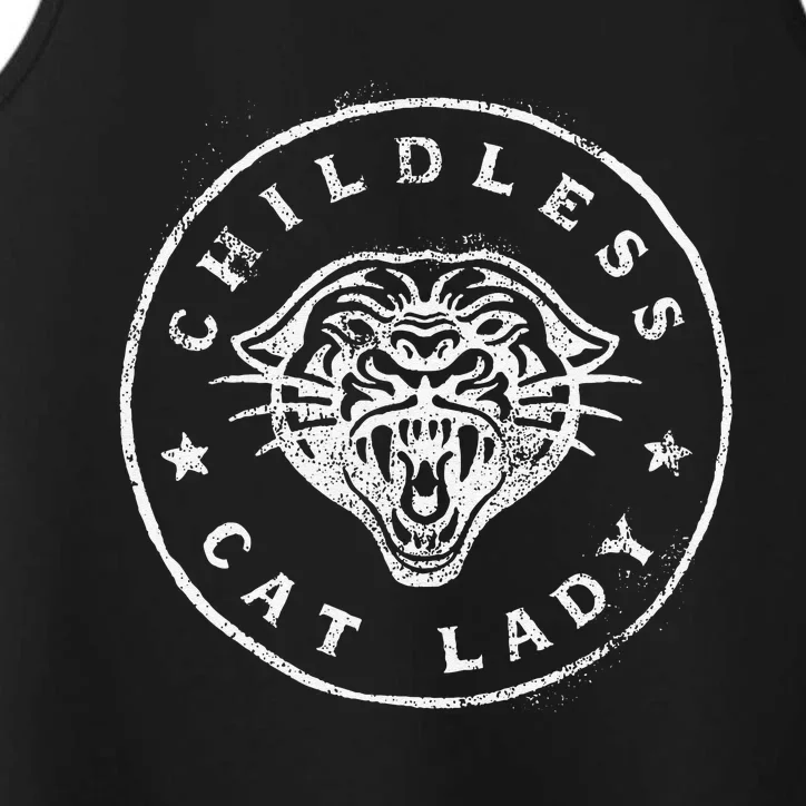 Childless Cat Lady Performance Tank