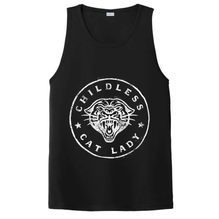 Childless Cat Lady Performance Tank