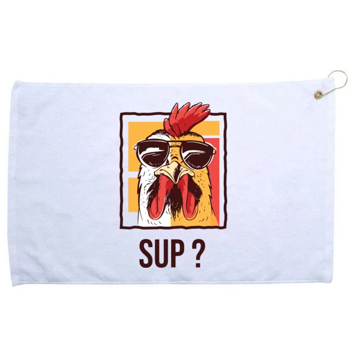 Cute Chicken Lover Gardening Farmer Henhouse Coop Chicken Grommeted Golf Towel