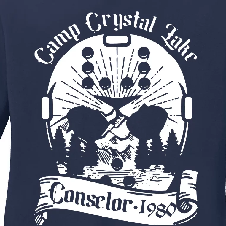 Camp Crystal Lake Counselor 1980 Ladies Long Sleeve Shirt