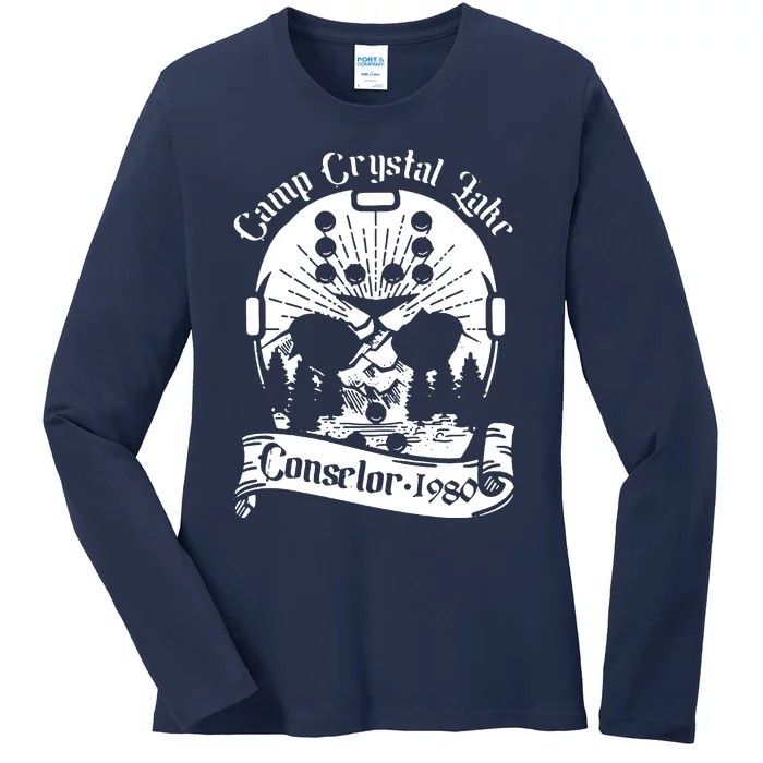 Camp Crystal Lake Counselor 1980 Ladies Long Sleeve Shirt