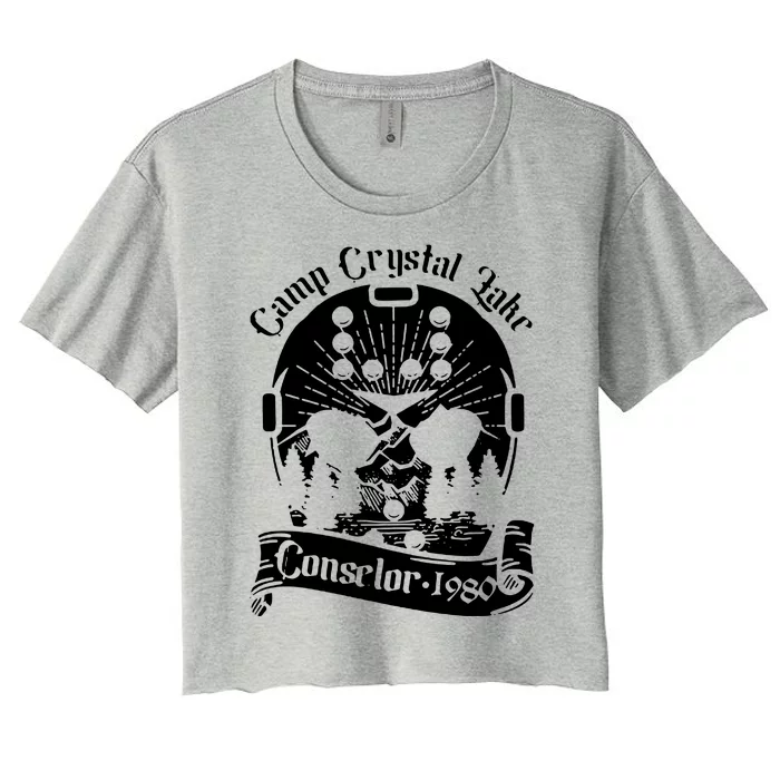 Camp Crystal Lake Counselor 1980 Women's Crop Top Tee