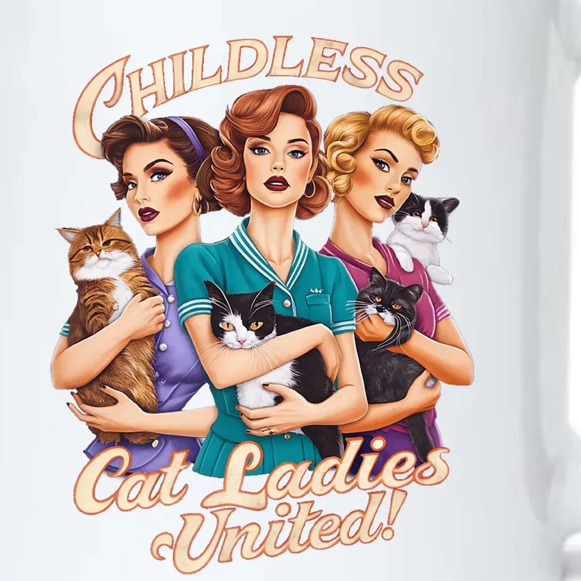 Childless Cat Ladies United Cat Ladies For Kamala Harris 2024 Black Color Changing Mug