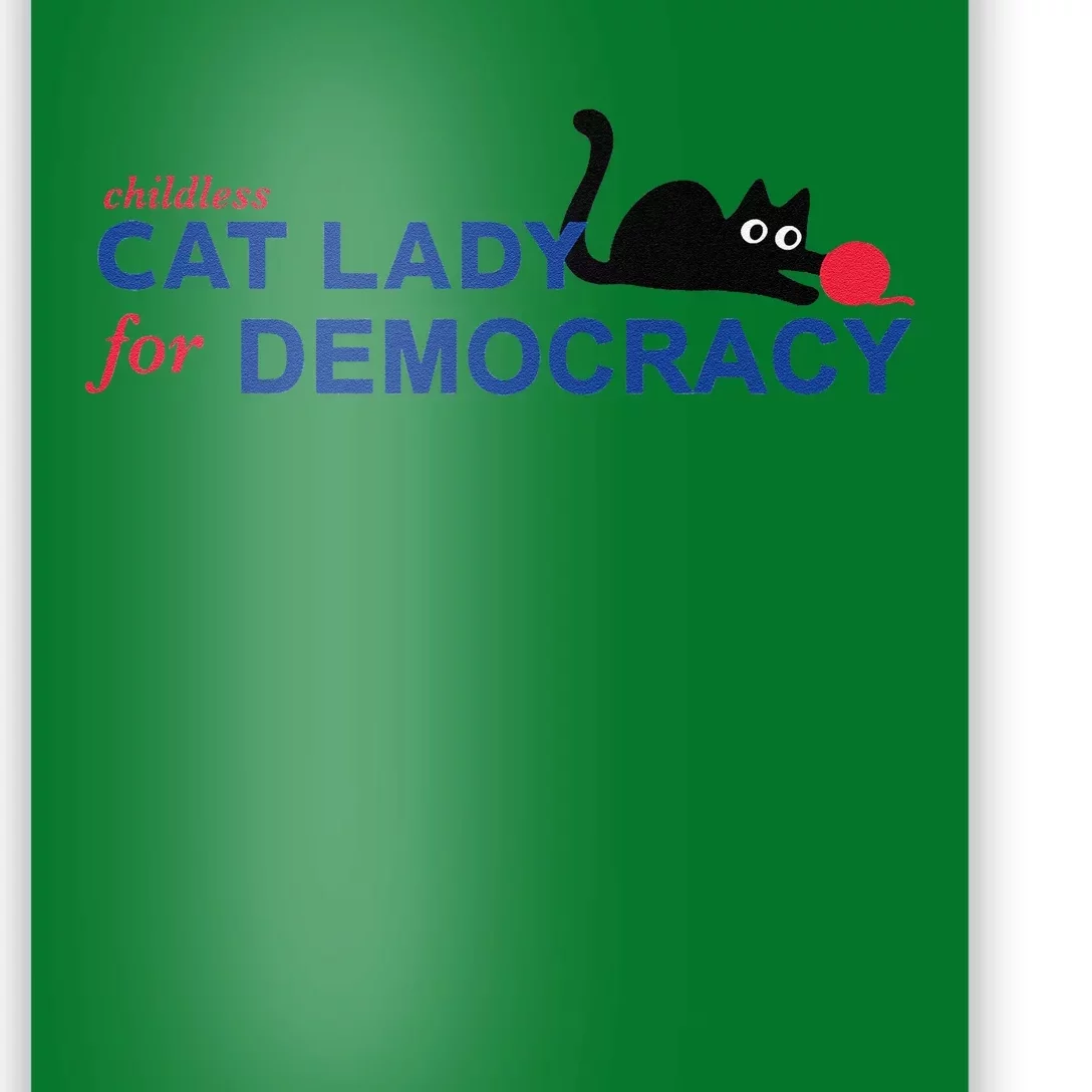 Childless Cat Lady Voting Election 2024 Usa Gift Poster