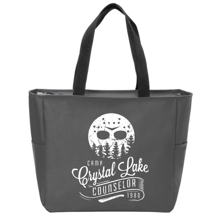 Camp Crystal Lake Counselor Zip Tote Bag