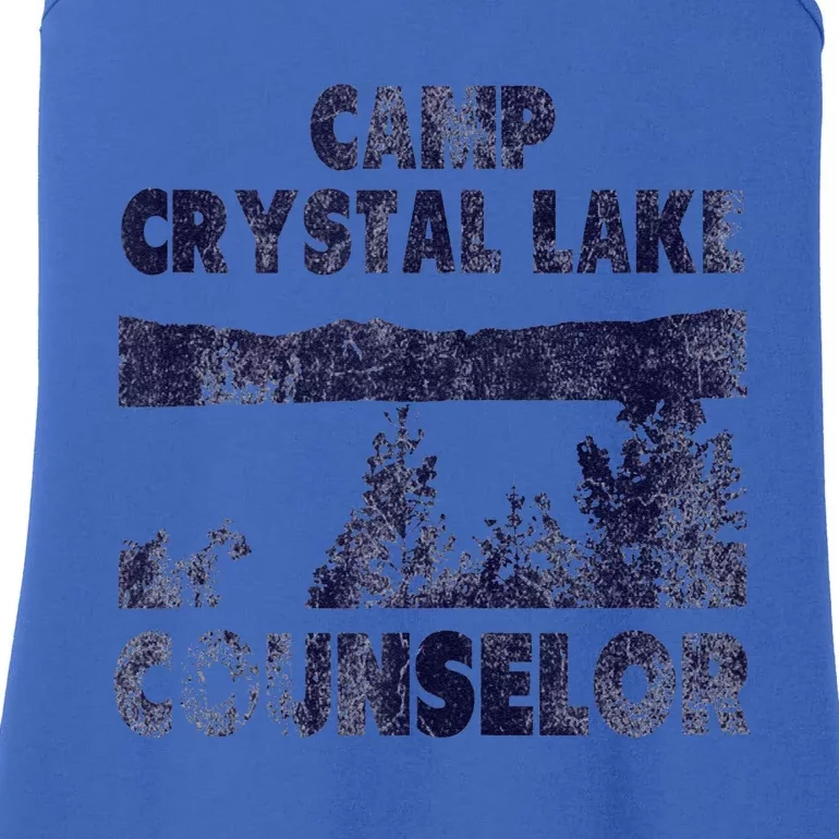 Camp Crystal Lake Counselor Silly Halloween Humor Ladies Essential Tank