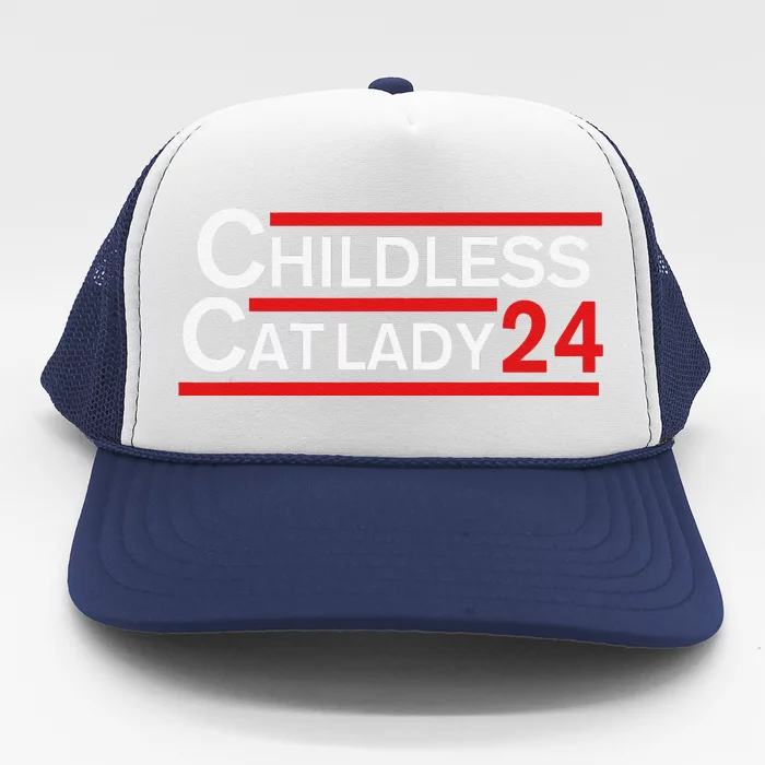 Childless Cat Lady 2024 Trucker Hat