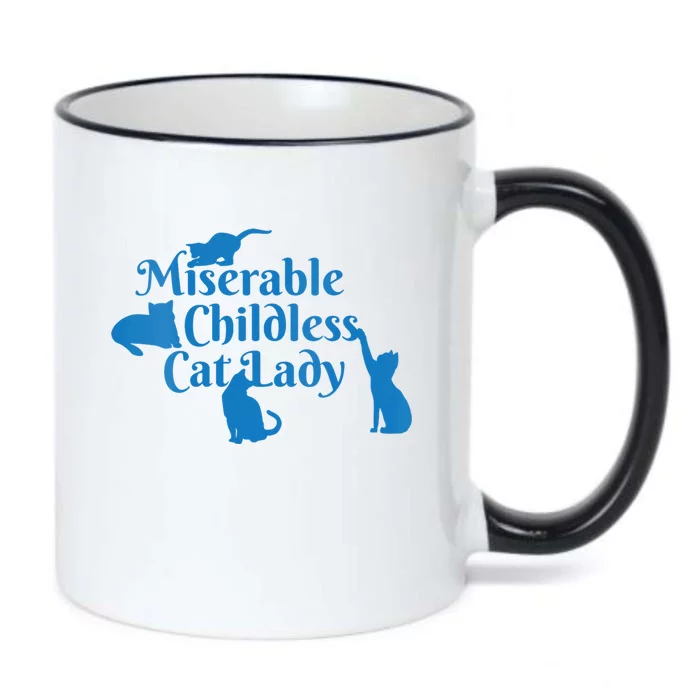 Childless Cat Lady 2024 Ladies Is Voting Kamala Black Color Changing Mug