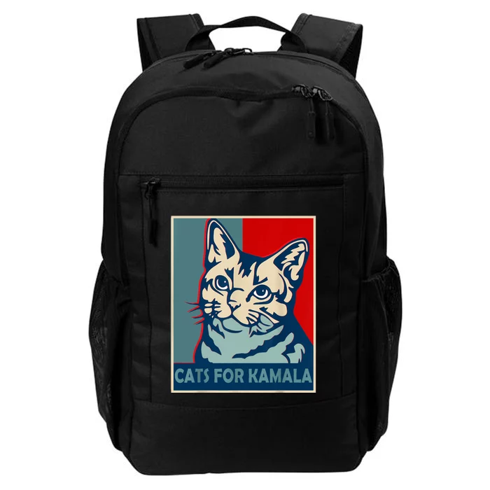 Childless Cat Lady Is Voting Kamala Harris President 2024 Daily Commute Backpack