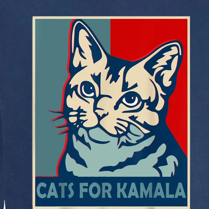 Childless Cat Lady Is Voting Kamala Harris President 2024 Garment-Dyed Sweatshirt