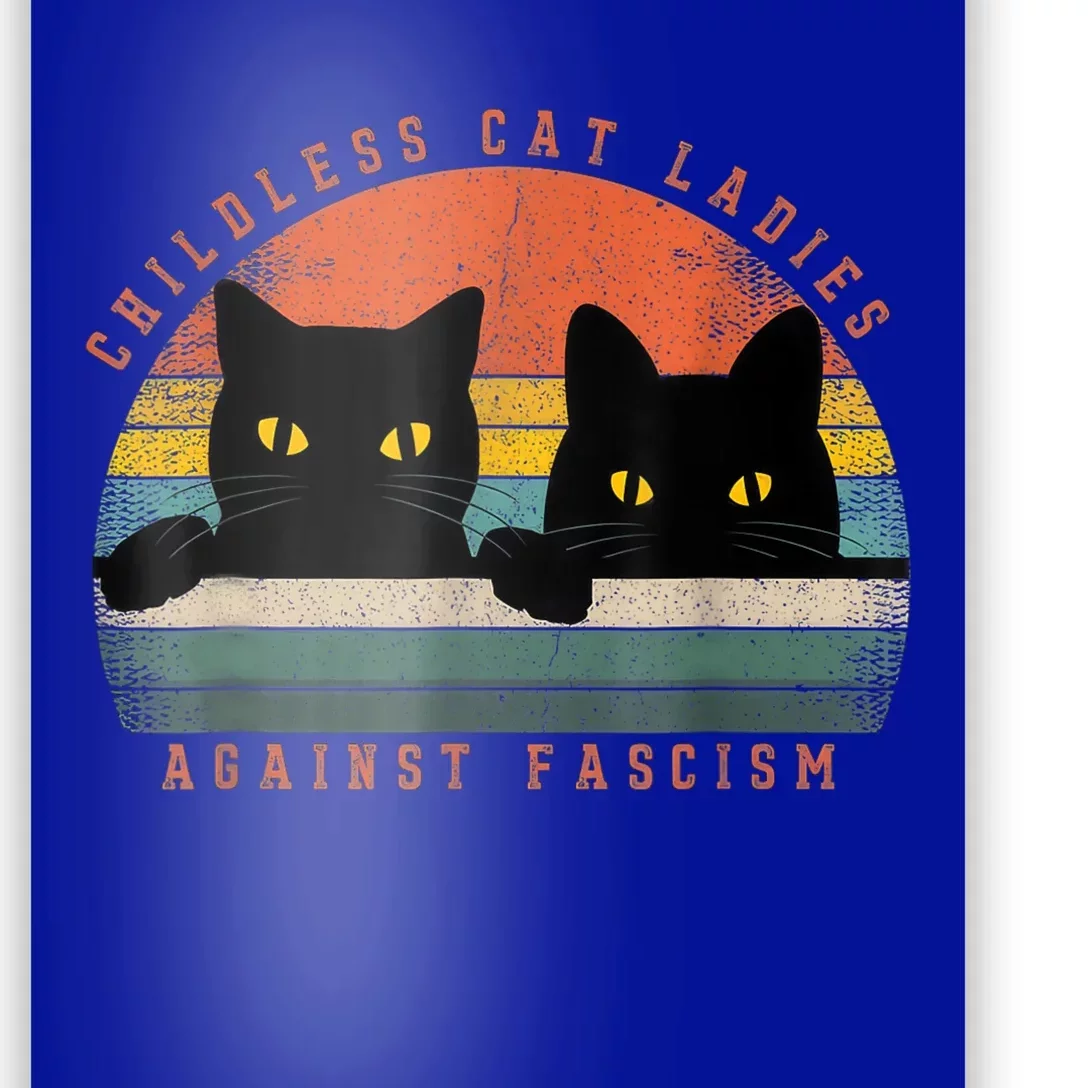 Childless Cat Ladies Against Fascism Poster