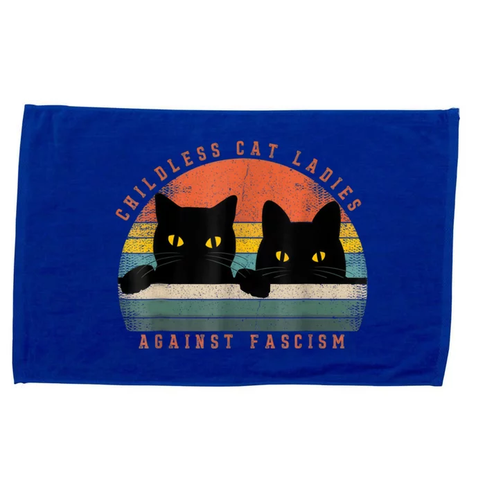 Childless Cat Ladies Against Fascism Microfiber Hand Towel