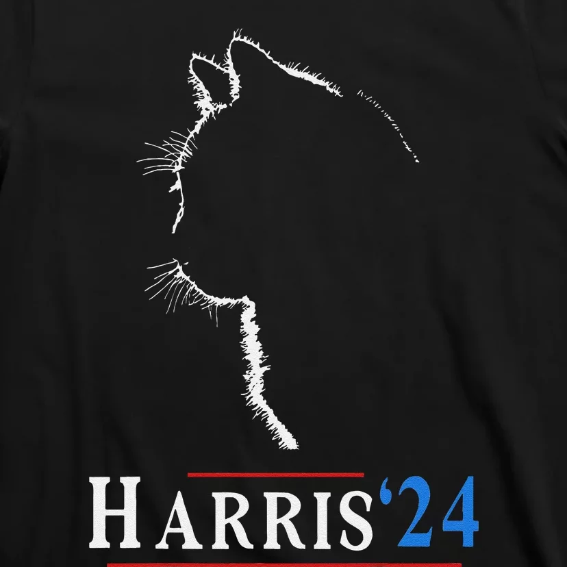 Childless Cat Lady Ladies For Kamala Harris Voting Kamala T-Shirt