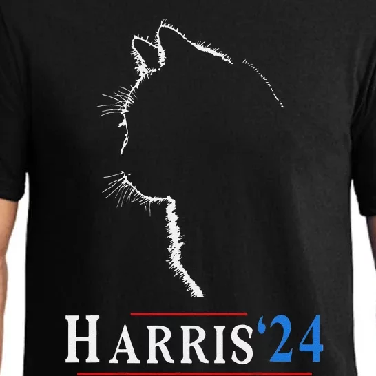 Childless Cat Lady Ladies For Kamala Harris Voting Kamala Pajama Set