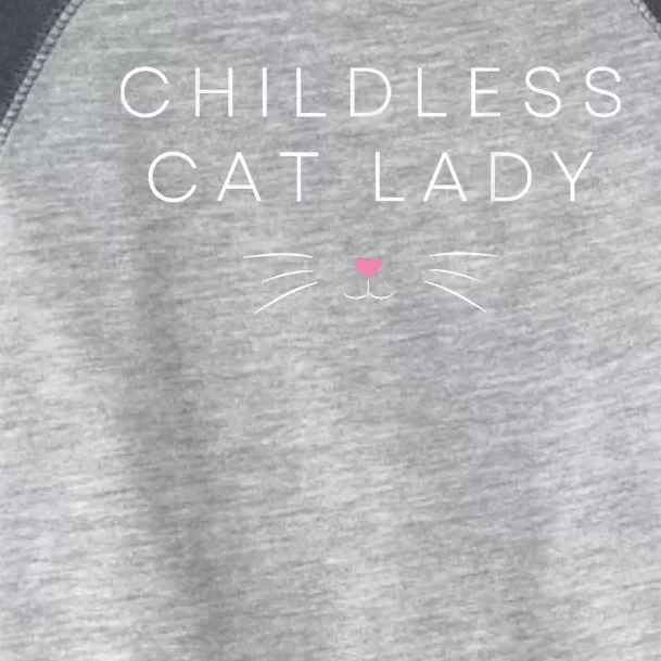 Childless Cat Lady Cute Voting Election 2024 Cat Lovers Kamala Harris 2024 Toddler Fine Jersey T-Shirt