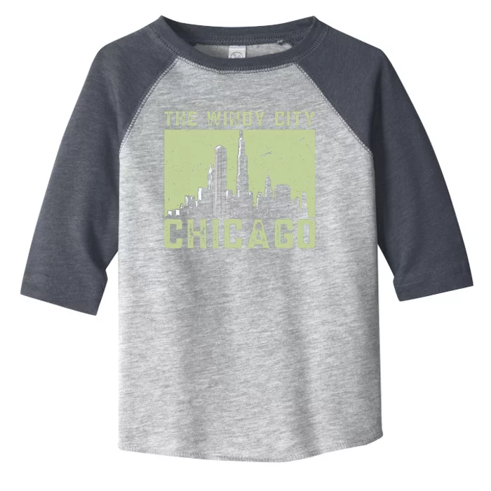 Chicago City Lover The Windy City Chicago Toddler Fine Jersey T-Shirt