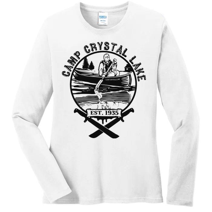 Camp Crystal Lake Ladies Long Sleeve Shirt