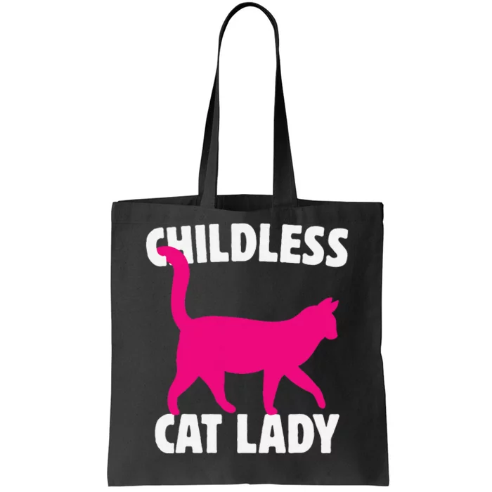 Childless Cat Lady Proud Cat Mom Voting Tote Bag