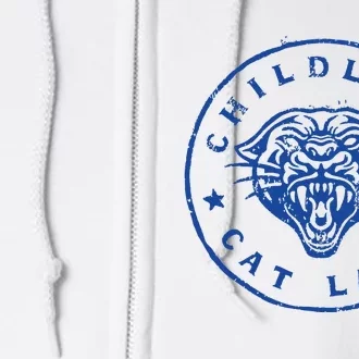 Childless Cat Lady Brave Proud Independent Apparel Full Zip Hoodie