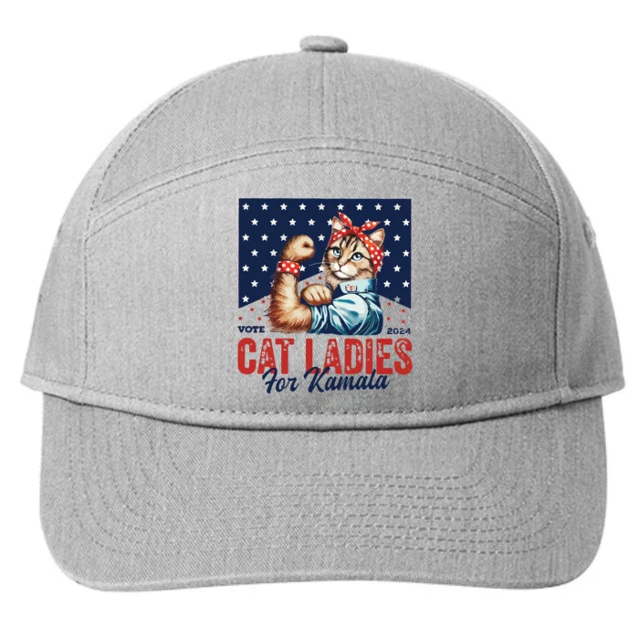 Childless Cat Ladies 7-Panel Snapback Hat