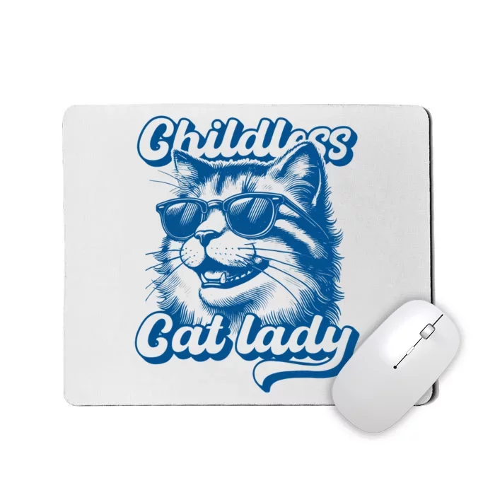 Childless Cat Ladies Against Fascism Mousepad