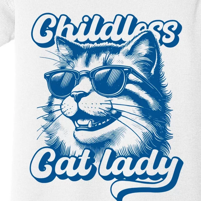 Childless Cat Ladies Against Fascism Baby Bodysuit