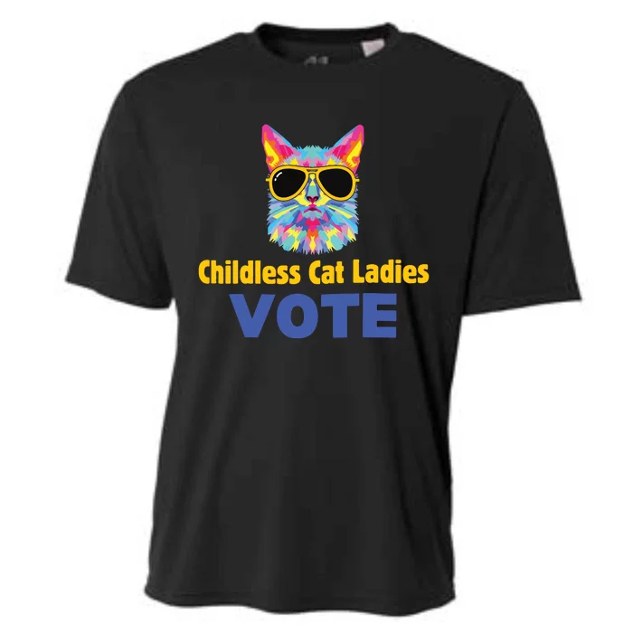 Childless Cat Ladies Voting Cooling Performance Crew T-Shirt