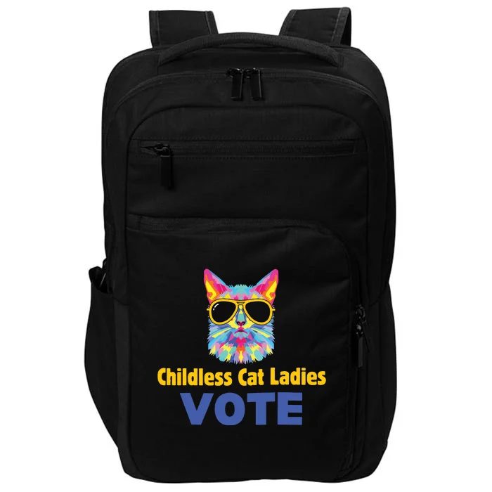 Childless Cat Ladies Voting Impact Tech Backpack