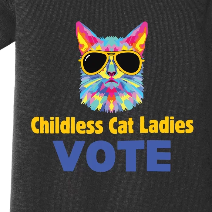 Childless Cat Ladies Voting Baby Bodysuit