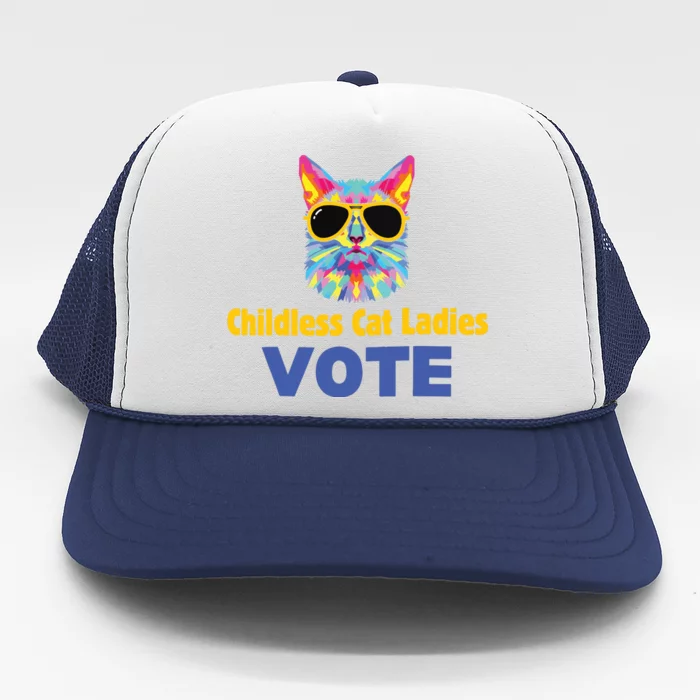 Childless Cat Ladies Voting Trucker Hat