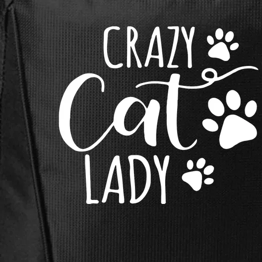 Crazy Cat Lady Funny Cat Meow For Men Women Love Cat City Backpack