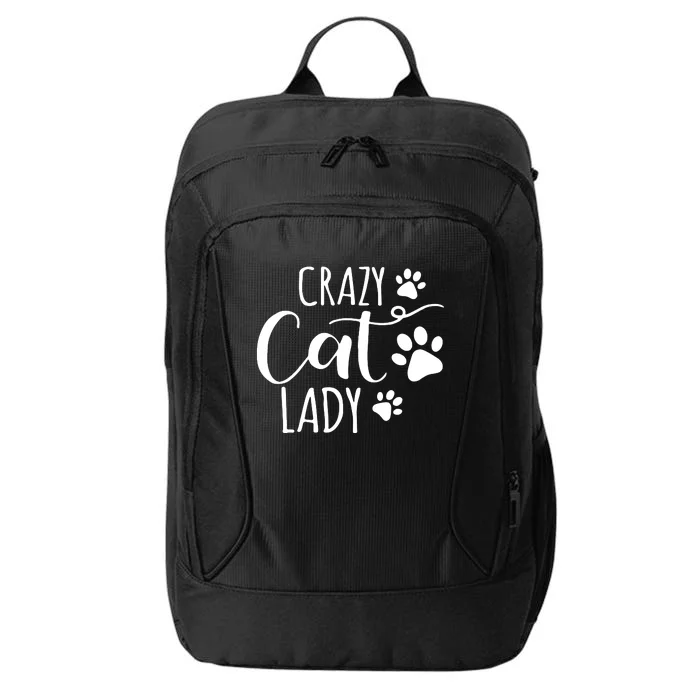 Crazy Cat Lady Funny Cat Meow For Men Women Love Cat City Backpack