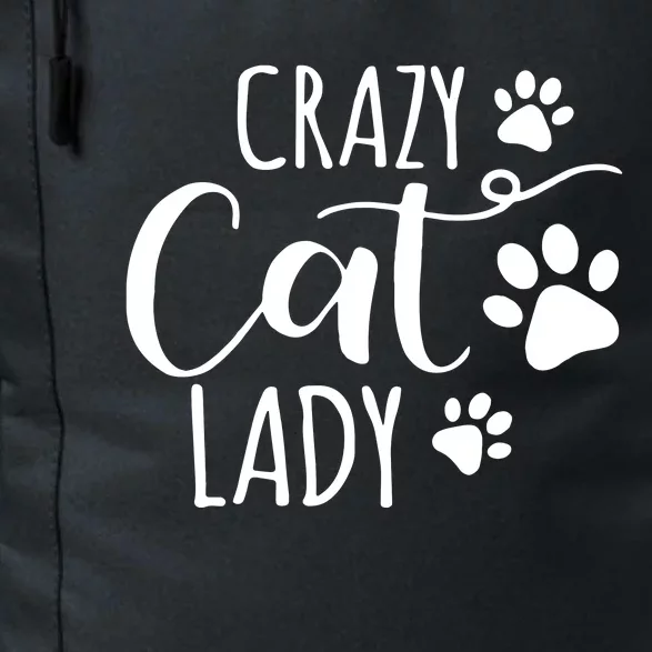 Crazy Cat Lady Funny Cat Meow For Men Women Love Cat Daily Commute Backpack