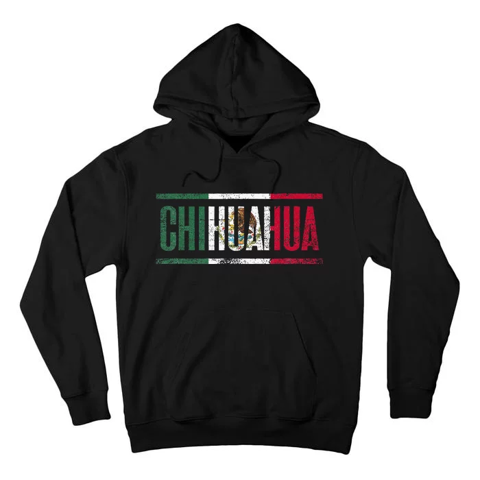 Chihuahua Con La Bandera De México Tall Hoodie