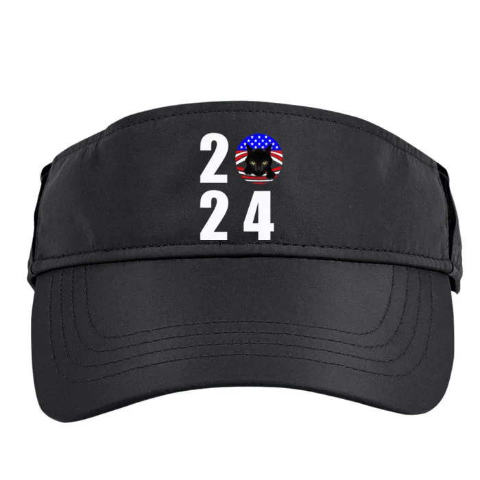 Childless Cat Ladies Vote 2024 Retro Adult Drive Performance Visor