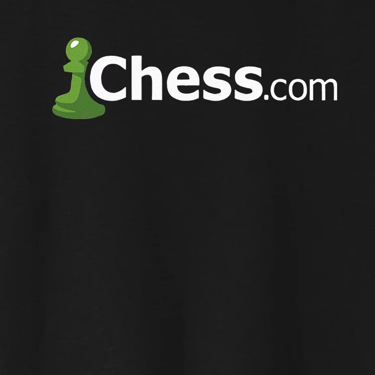 Chess.com Classic Logo Online Chess Site Fan Women's Crop Top Tee