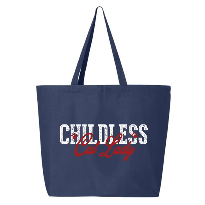 Childless Cat Lady Cat Ladies For Kamala Harris 2024 25L Jumbo Tote