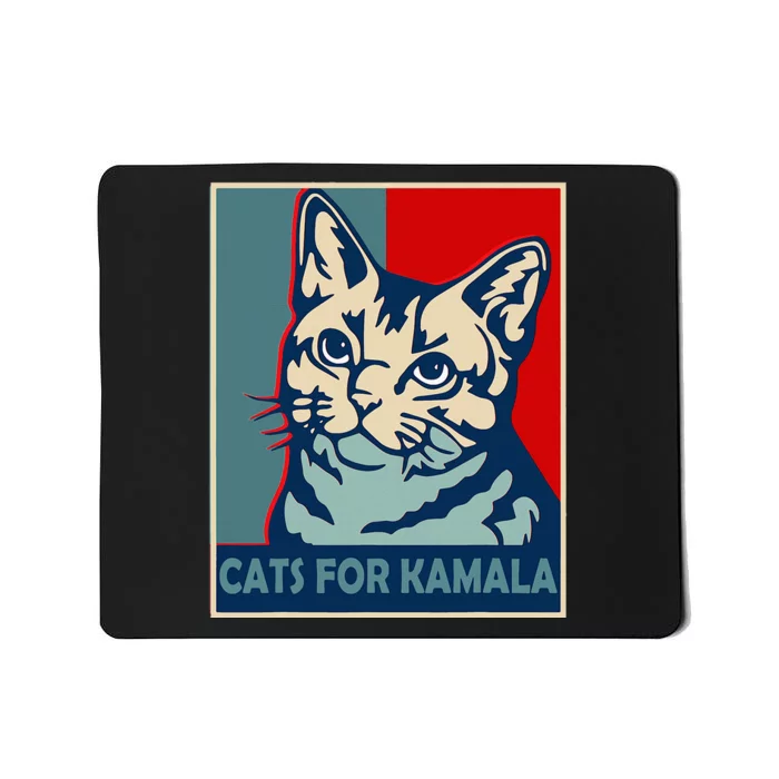 Childless Cat Lady Is Voting Kamala Harris President 2024 Mousepad