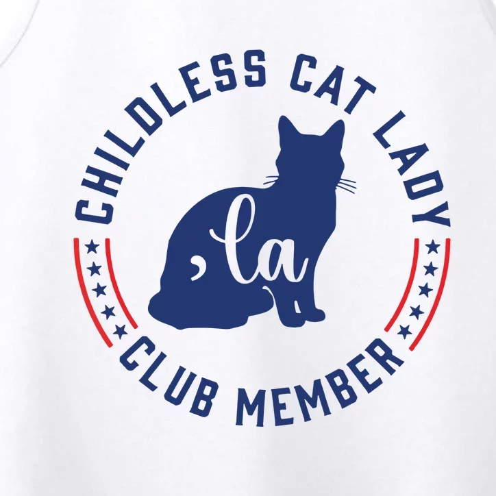 Childless Cat Lady Club Member Performance Tank