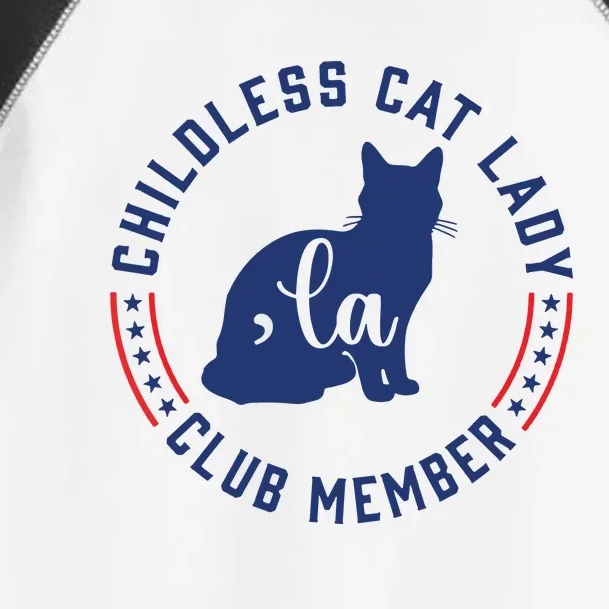 Childless Cat Lady Club Member Toddler Fine Jersey T-Shirt