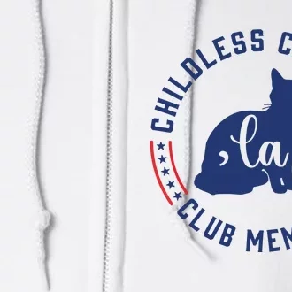 Childless Cat Lady Club Member Full Zip Hoodie