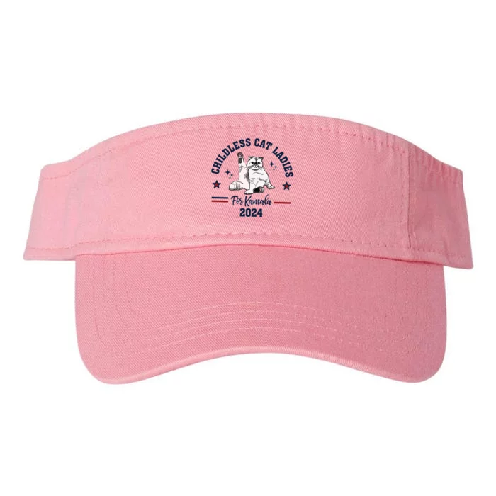 Childless Cat Lady Feminist Vote Valucap Bio-Washed Visor