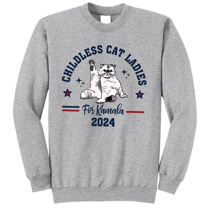 Childless Cat Lady Feminist Vote Sweatshirt