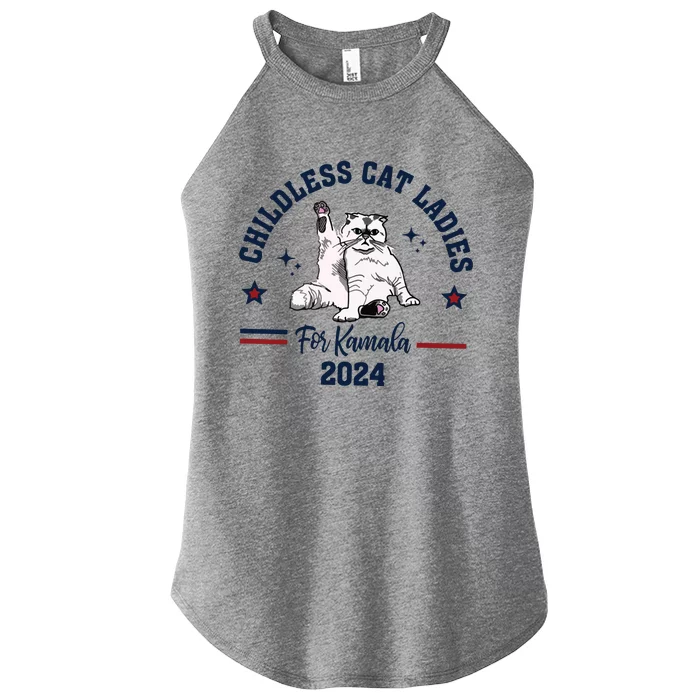 Childless Cat Lady Feminist Vote Women’s Perfect Tri Rocker Tank