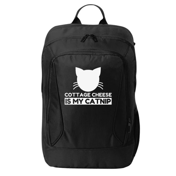 Cottage Cheese Lover Funny Cute Cat Gifts City Backpack