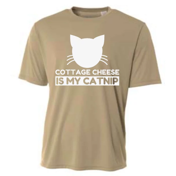 Cottage Cheese Lover Funny Cute Cat Gifts Cooling Performance Crew T-Shirt