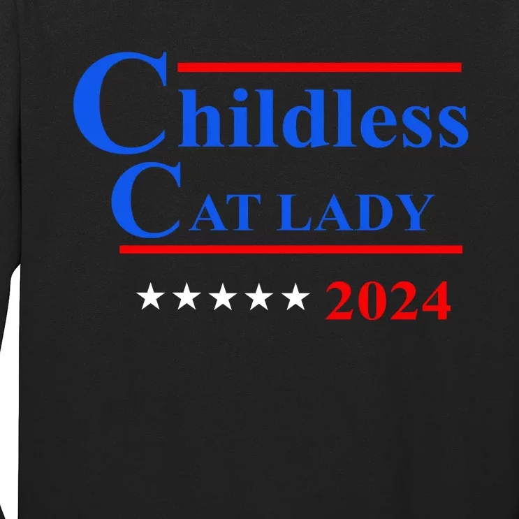 Childless Cat Lady 2024 Long Sleeve Shirt