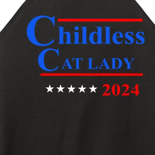 Childless Cat Lady 2024 Women’s Perfect Tri Rocker Tank