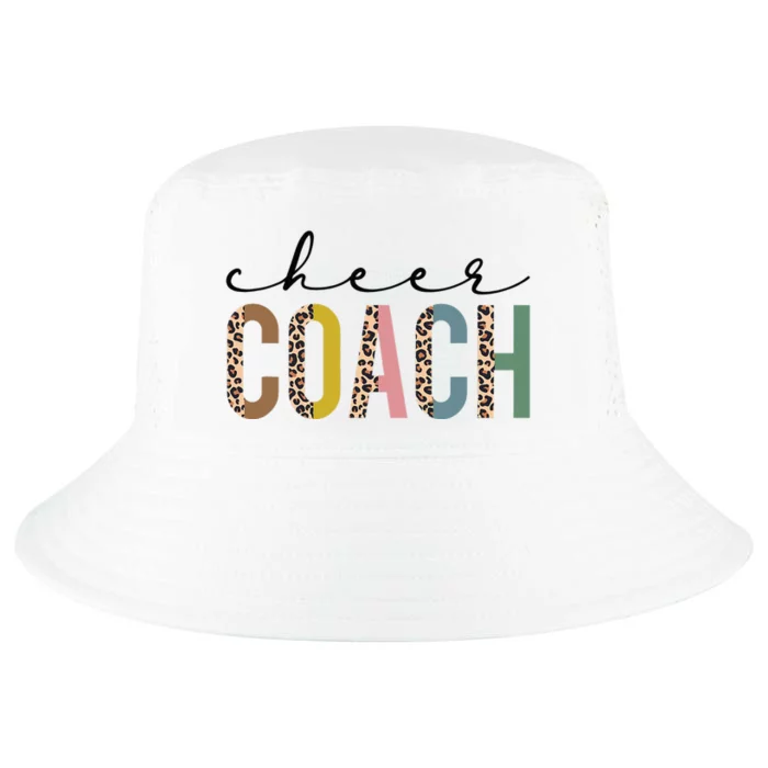 Cheer Coach Leopard Cheerleading Props Cute Cheer For Coach Cool Comfort Performance Bucket Hat