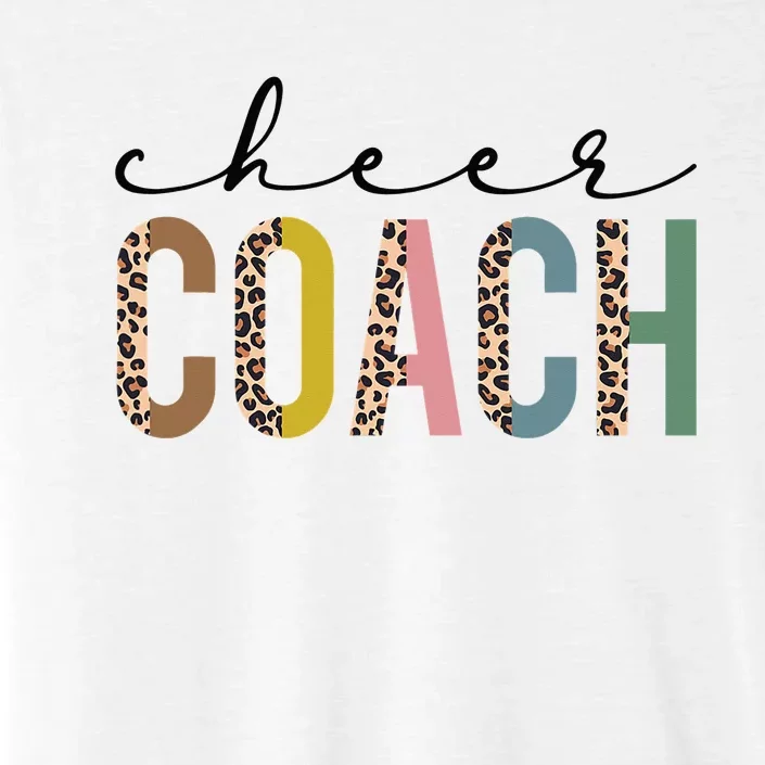 Cheer Coach Leopard Cheerleading Props Cute Cheer For Coach ChromaSoft Performance T-Shirt